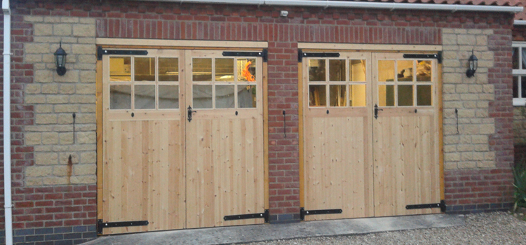 Side Hinged Wooden Garage Doors Fredricton