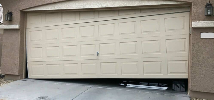 garage-door-bent-off-track-repair in Fredricton