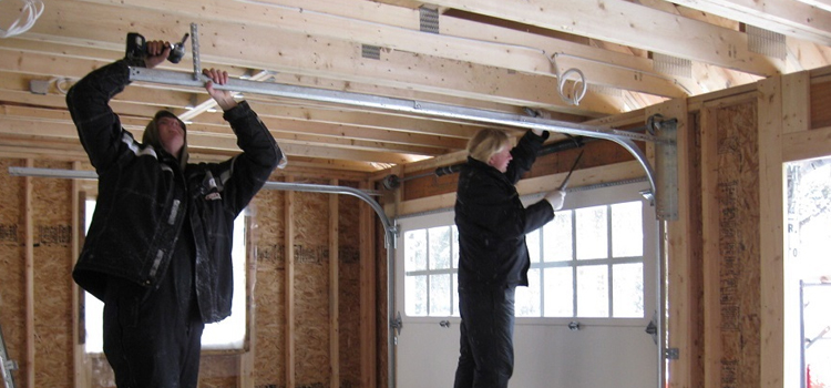 overhead garage door installation in Fredricton